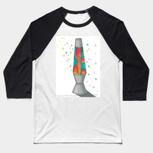 Lava Lamp Girl Baseball T-Shirt